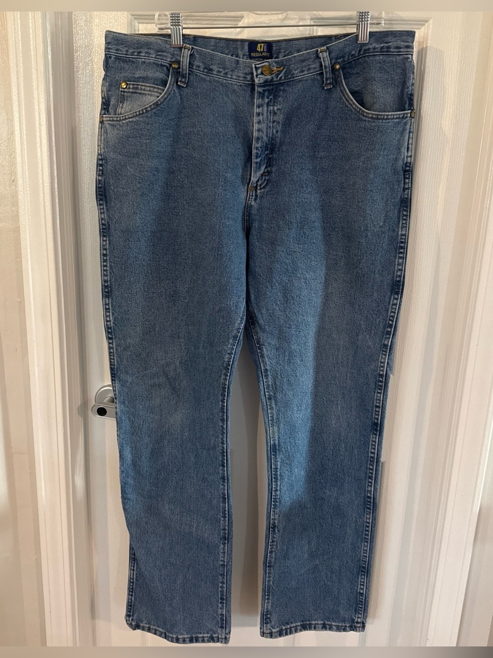 Wrangler 47 MWZSW Regular Fit 38 X 32 Men's Jeans Cotton